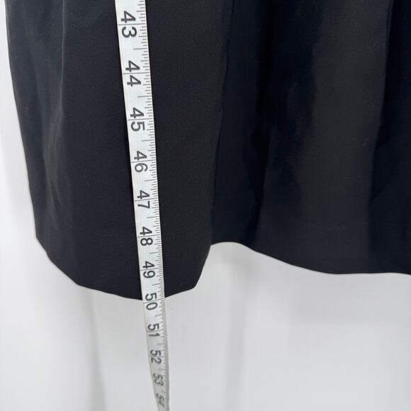 Rare London Women's Size 8 Black Sleeveless Drop Waist Back Zip Lined Dress - Picture 10 of 10